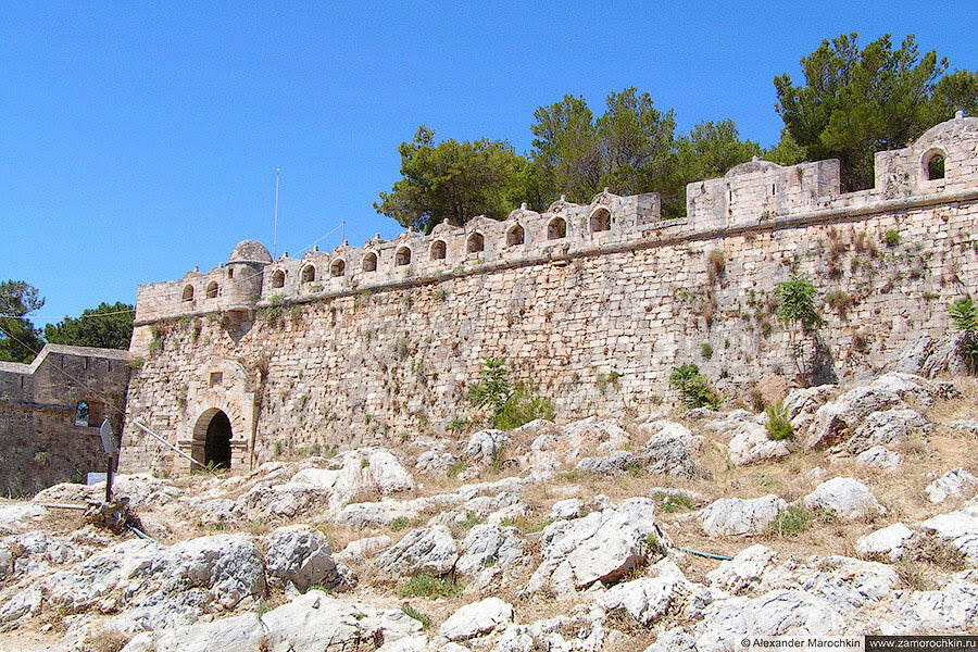 Венцианская крепость Фортецца в городе Ретимно (Крит, Греция)