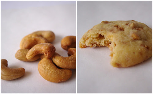 Dutch caramel cashew cookies / Cookies com praliné de castanha de caju