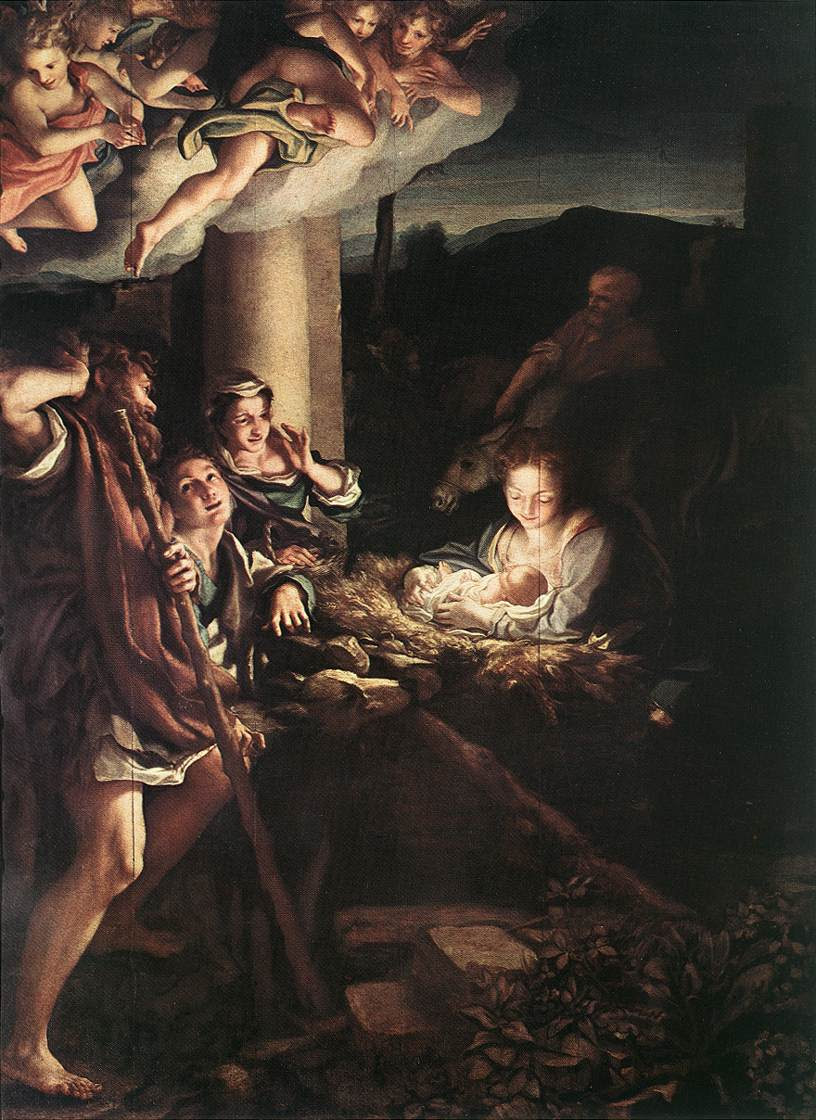 Correggio, Nativity (Holy Night), 1528-30, Gemäldegalerie, Dresden