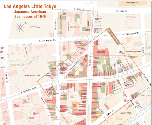 Little Tokyo Detail Map (normal view)