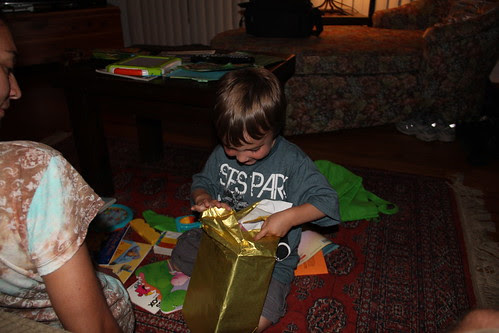 Olsen get a present for his birthday!