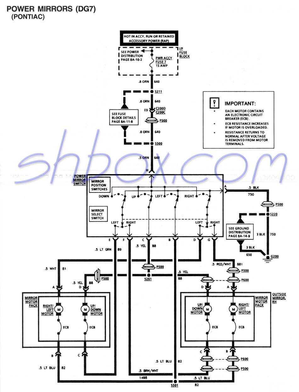Wiring Diagram 2000 Pontiac Firebird - Complete Wiring Schemas