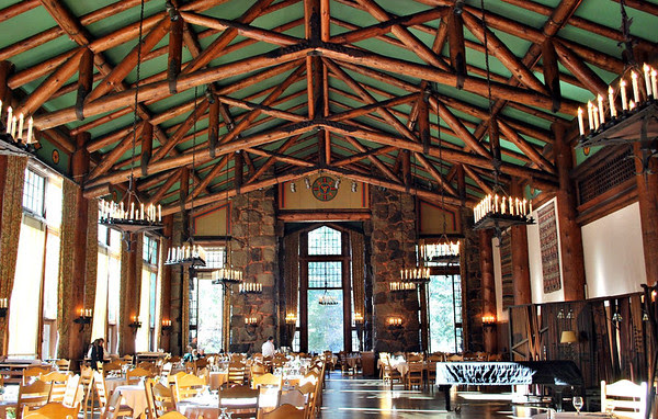 The Dining Room of the Ahwahnee Hotel