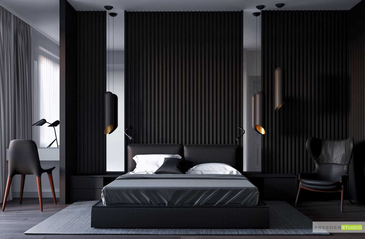 51 Beautiful Black Bedrooms With Images, Tips ...