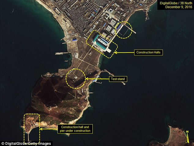 In December, satellite images of the Sinpo South Shipyard sparked speculation that a weapon could be launched imminently