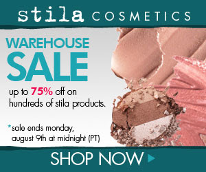 stila warehouse sale!