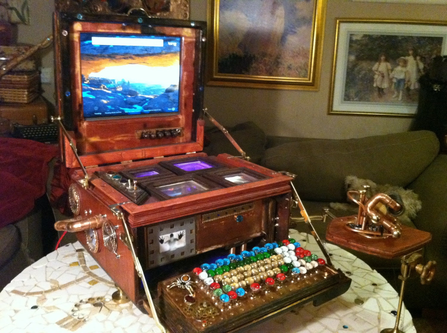 Lady Victoria - Post Apocalyptic Steampunk Computer - RagsGower