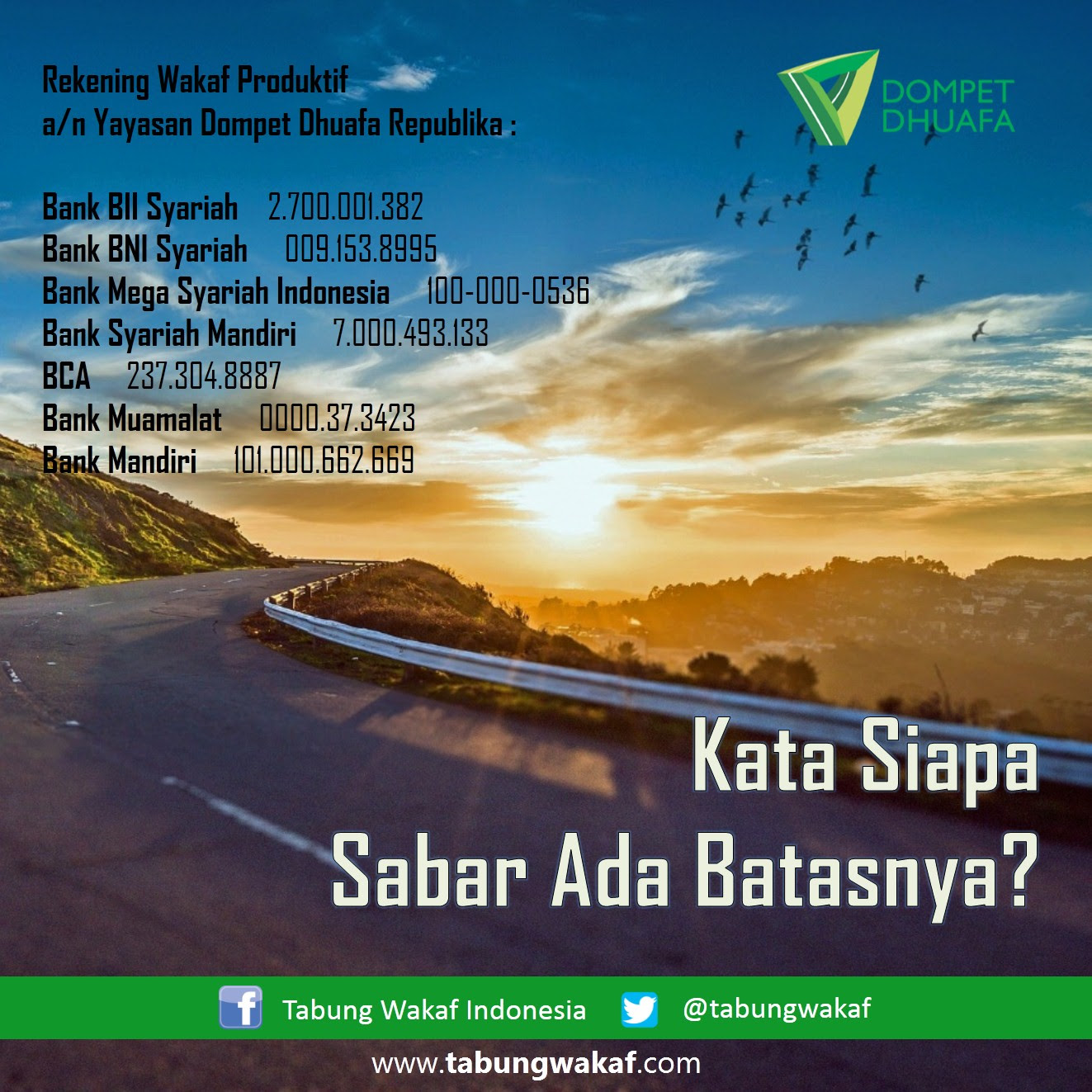 Download Gratis Gambar Kata Siapa Sabar Ada Batasnya Tabung Wakaf Wakaf Produktif Terbaru by www.katacinta.co