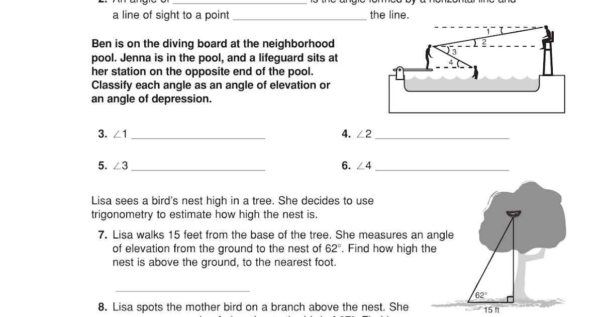 angle-of-elevation-and-depression-worksheet-doc-worksheet