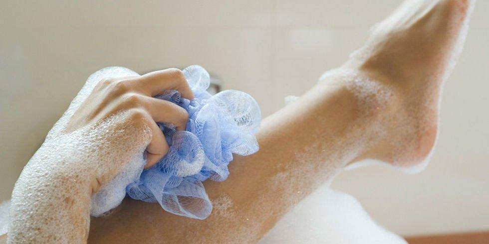 Dermatologists Warn You About Using Shower Pouf