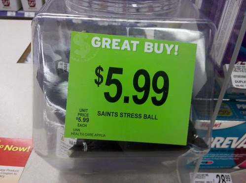 Saints stress ball