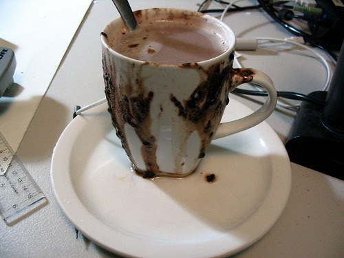 Hot chocolate explosion