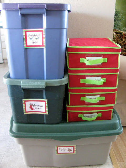 Christmas Storage & Christmas Organization Ideas