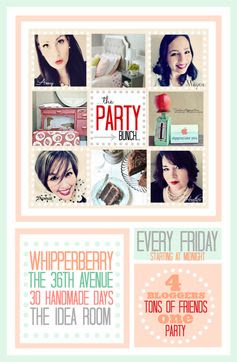 TPB Party Bunch Link Up... Every Friday to Sunday link up your projects over at  theidearoom.net , thirtyhandmadedays.com , whipperberry.com or the36thavenue.com Four bloggers = ONE BIG PARTY! We can't wait to see your projects!