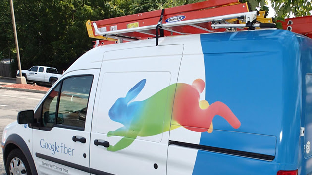Google Fiber van