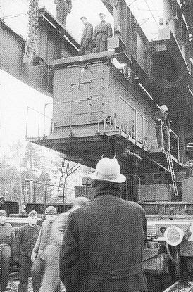 Cañón ferroviario Dora Schwerer Gustav railway gun