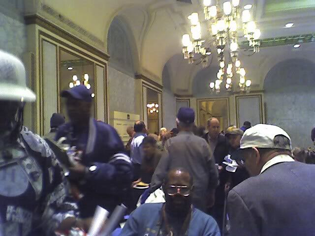 Alexandria Hotel Palm Court food line
