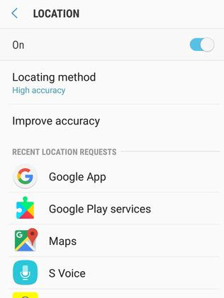 Swipe left to turn your location services off in Settings.