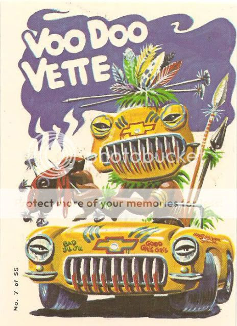 TOPPS WEIRD WHEELS 1980