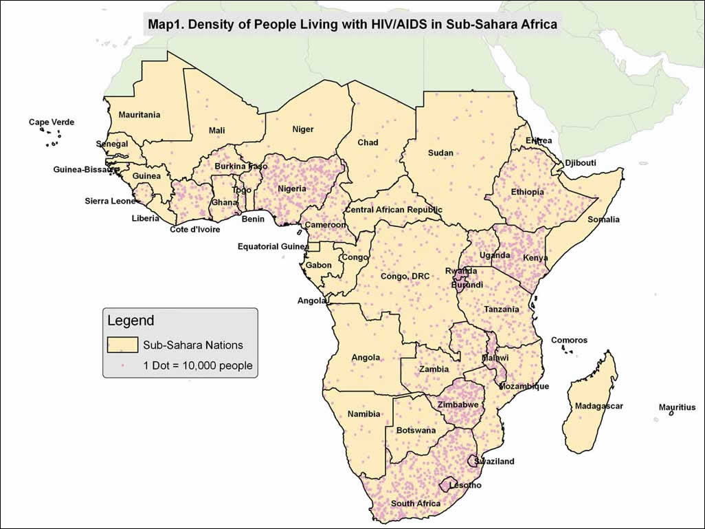 Sub Saharan Africa Map | Map Of Africa