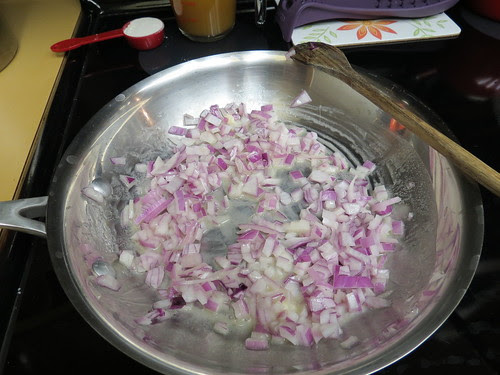 onions in butter, yum