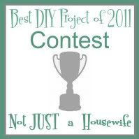 Best DIY Project of 2011 Contest - Not JUST A Simple Housewife