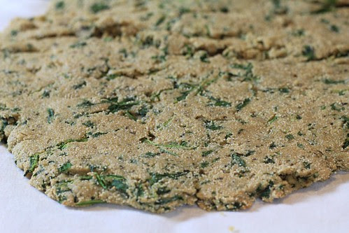 Spinach Amaranth Flat Bread