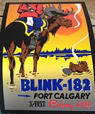 Blink-182 x Mike Cooney - Fort Calgary, Canada, X-Fest Gig Poster!