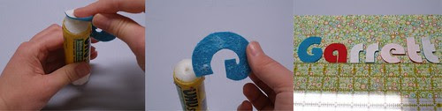 Gluing Letters