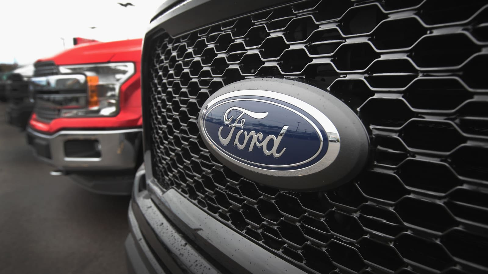 Ford's supply-chain problems include blue oval badges for F-Series pickups