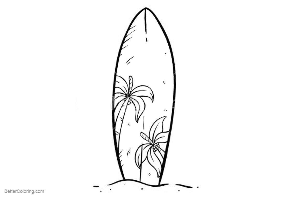 Featured image of post Printable Surfboard Coloring Pages Check out our printable coloring pages selection for the very best in unique or custom handmade pieces from our digital shops