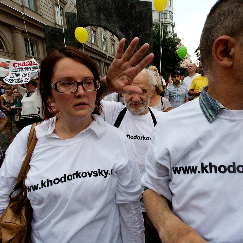 Юбилей Ходорковского. Прогулка по Арбату