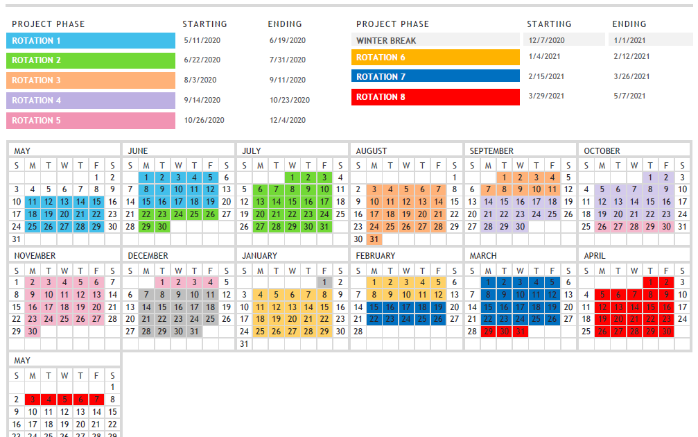 Empty Calendar Uf 2021 22 Academic Calendar