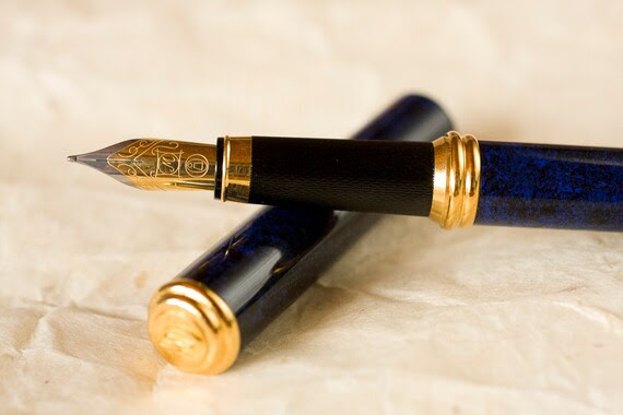 Gold Plated Ballograf Fountain Pen, Vintage Swedish Fountain Pen, Collection Gift, Vintage Pen, Rare Pen, Luxury Gift For Him, Ink Pen