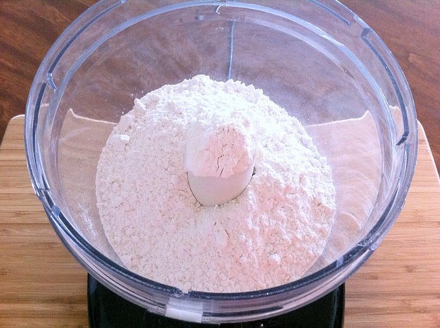 Cake Flour Added to Food Processor