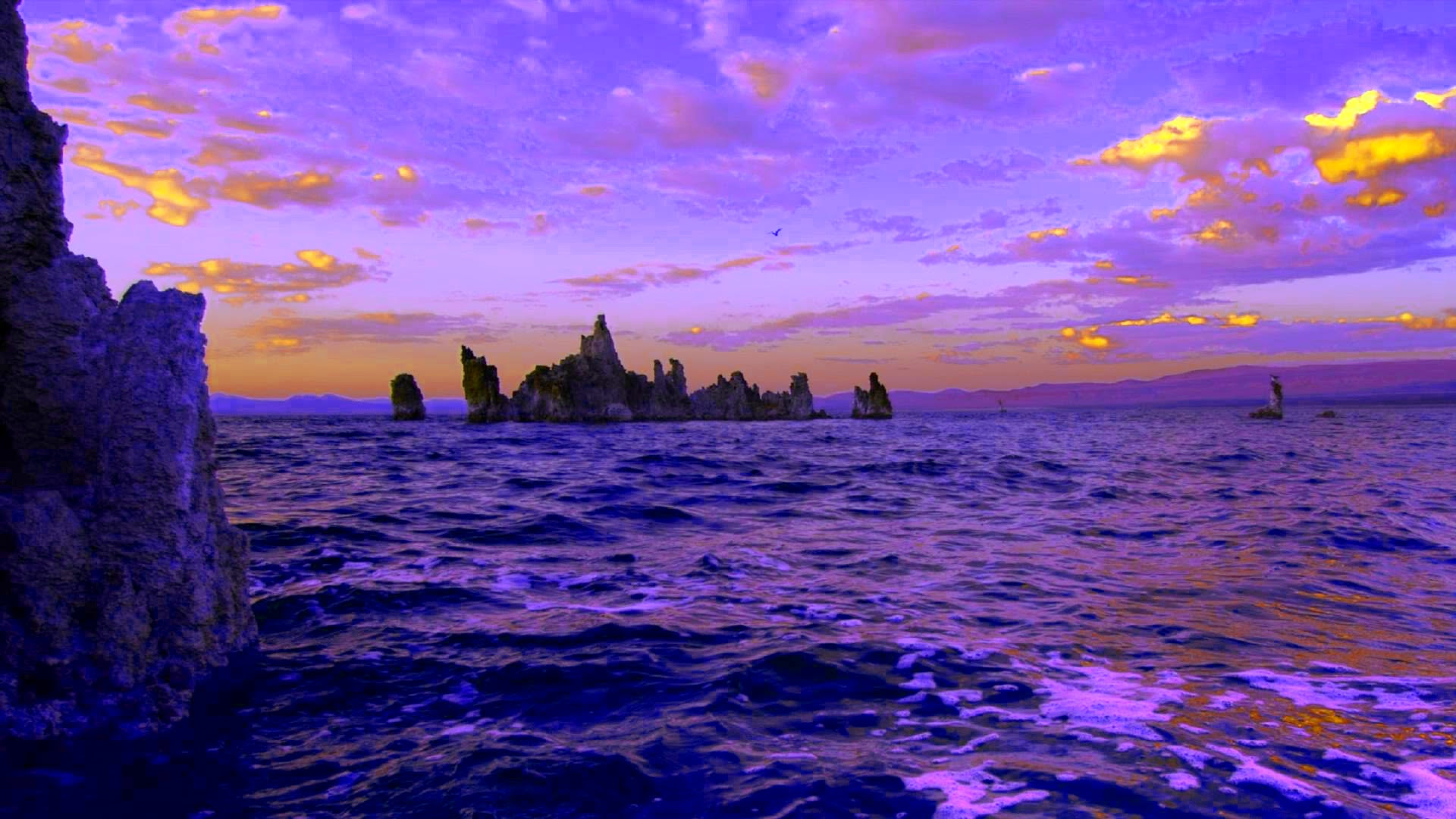 Purple Sunset Desktop Wallpaper - WallpaperSafari