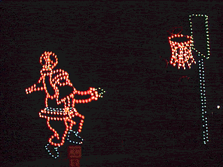 santa dunking