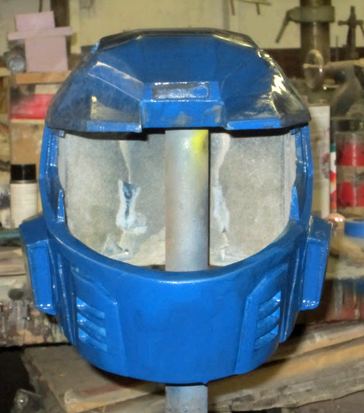 Caboose Helmet test paint 2