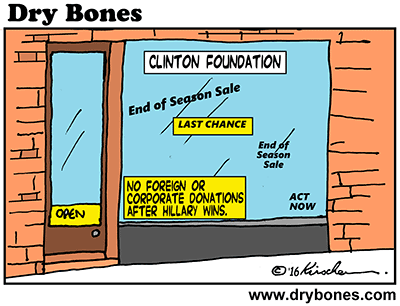 Dry Bones,  Bill Clinton, Clinton, Clinton Foundation, Hillary, Election, America, politics, Presidency, campaign, 