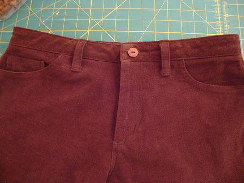 J Stern Designs corduroy jeans done!