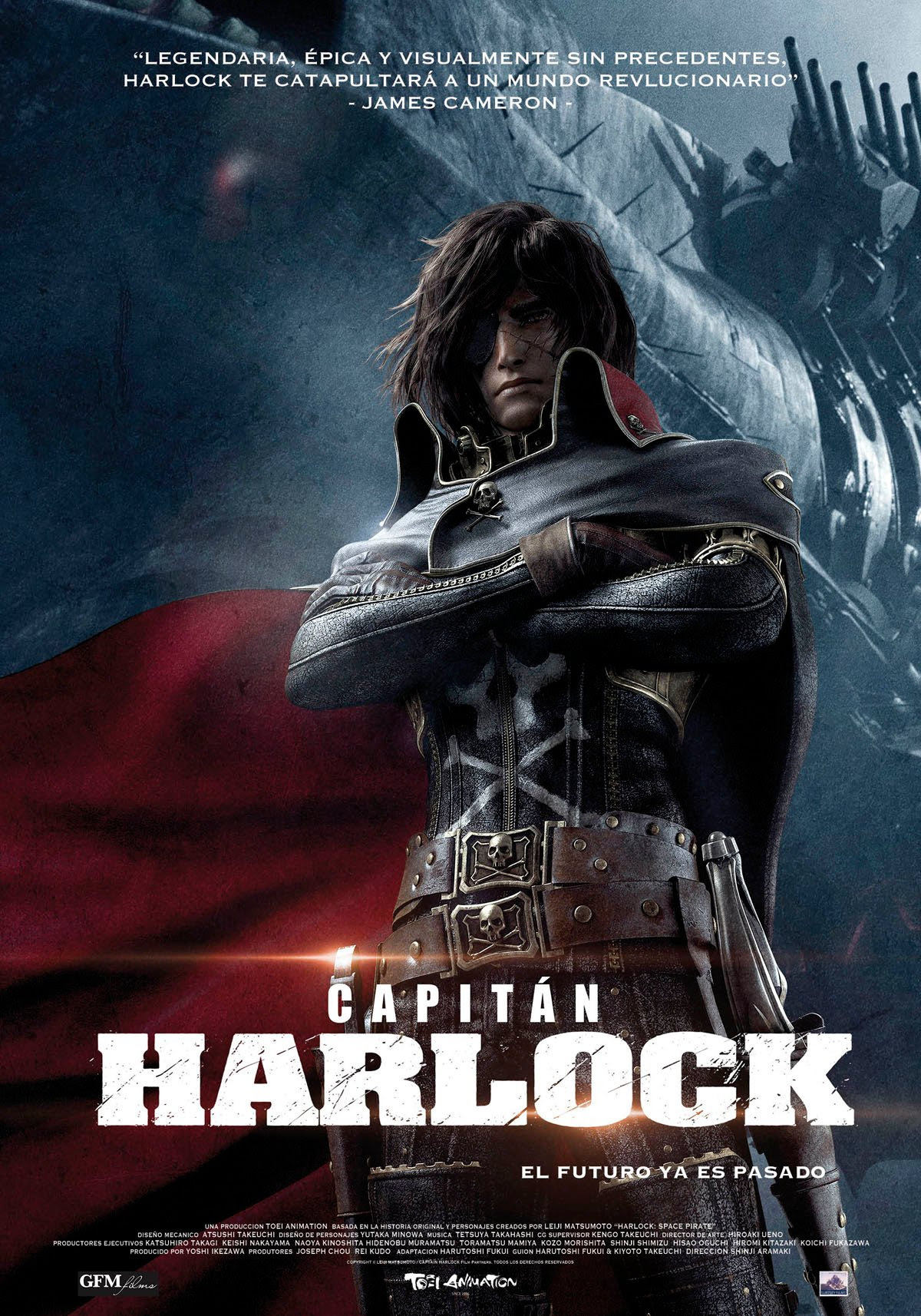 póster capitán harlock
