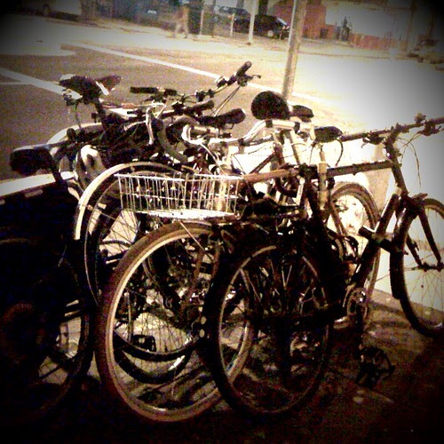 Bike pile