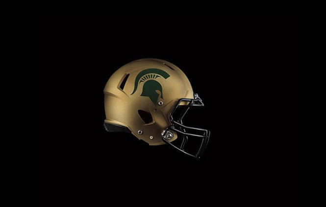 Michigan State Pro Combat uniforms