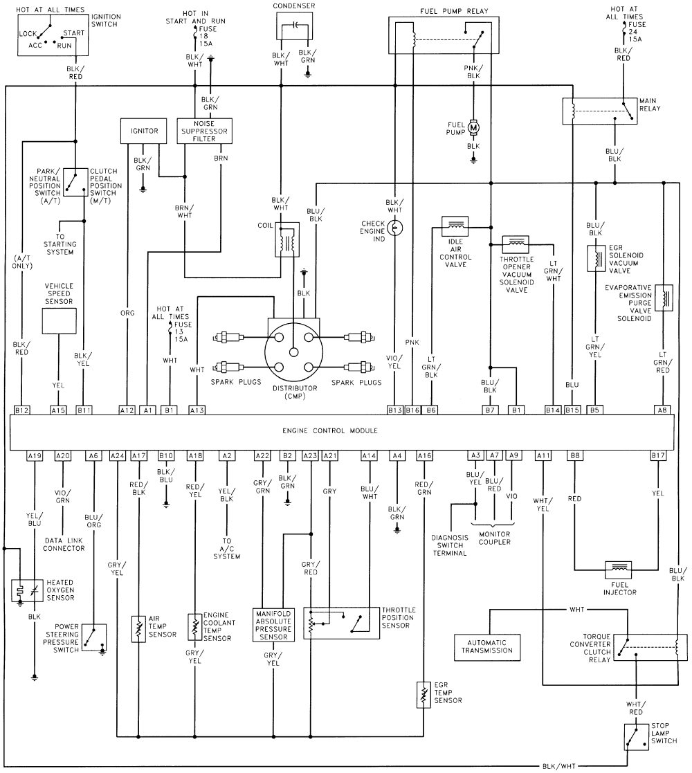 96 Geo Tracker Engine Diagram Ignition - Fuse & Wiring Diagram