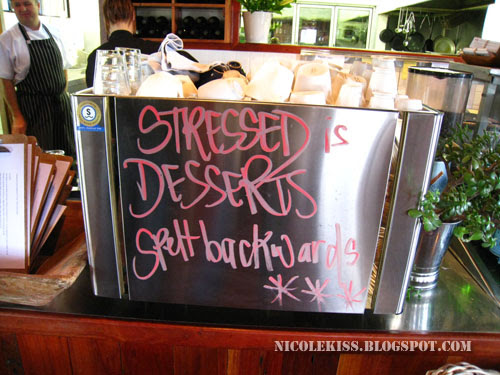 stressed is desserts