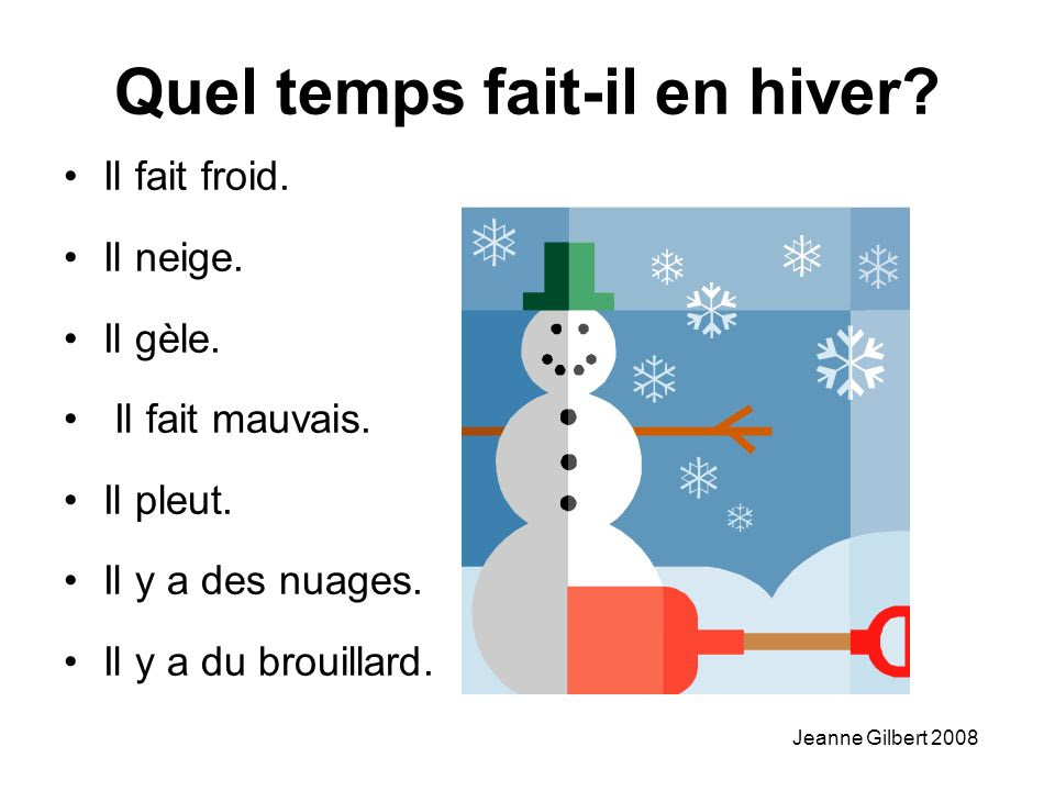 Αποτέλεσμα εικόνας για le temps en hiver
