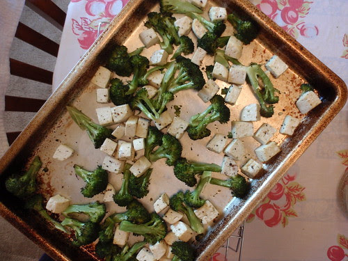 Roasted Broccoli and Tofu