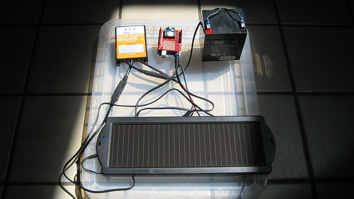 Solar + Battery Powered Arduino with Zigbee