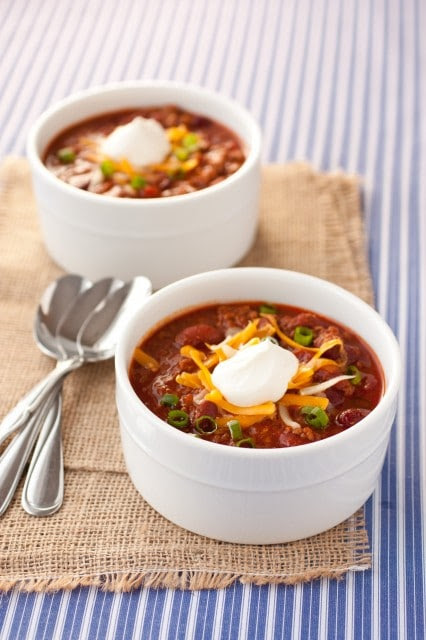 Slow Cooker Chili {Cooking Classy}