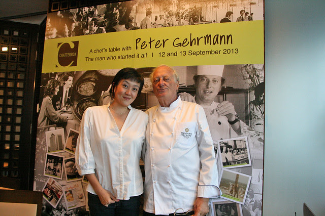 With Peter Gehrmann, the first Executive Chef of Mandarin Hotel Singapore when it opened in 1971